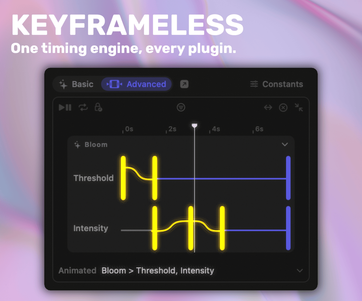 Keyframeless timing controls in Final Cut Pro